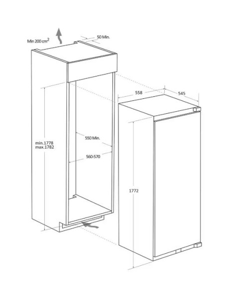Frigorifico 1puerta INT Haier HMLT7518EWF
