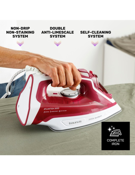 Plancha ropa Taurus Atlantida 3000 - tactico BF