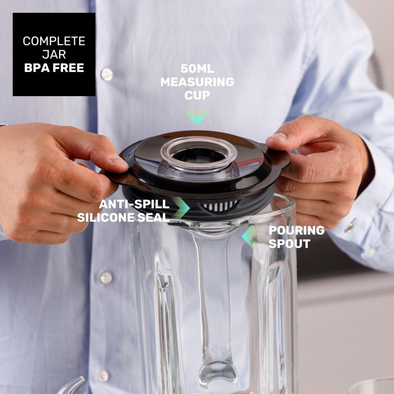 Batidora vaso Taurus Prior Inox 1800... Batidora vaso Taurus Prior Inox 1800...