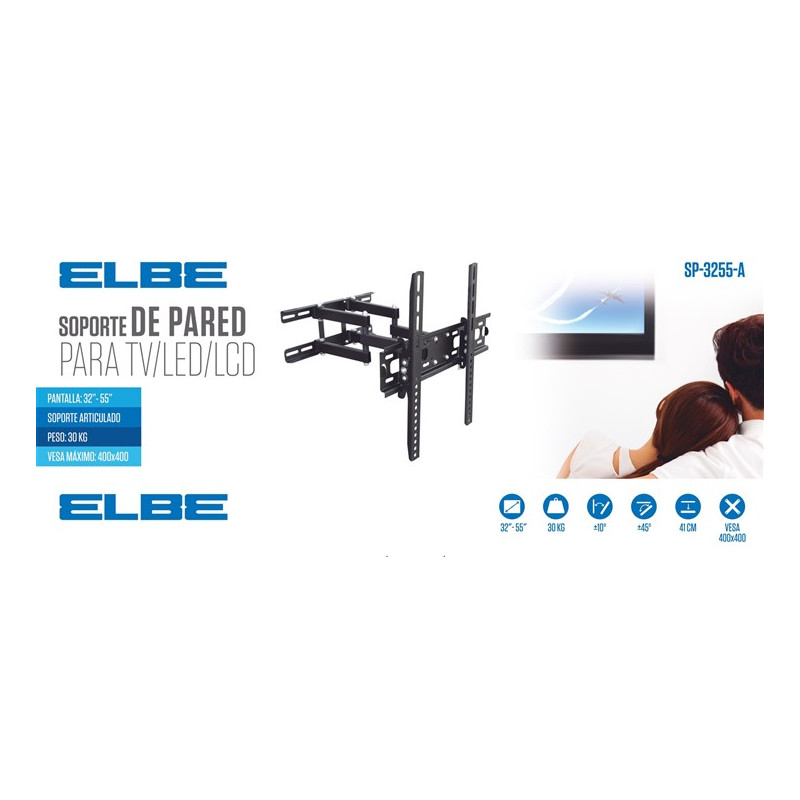 Soporte TV pared ELBE SP3255A
