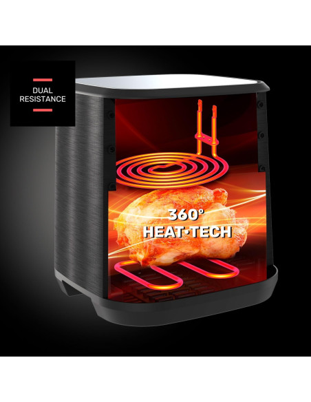 Freidora aire s/aceite Taurus Air Fry Grill 360 XL