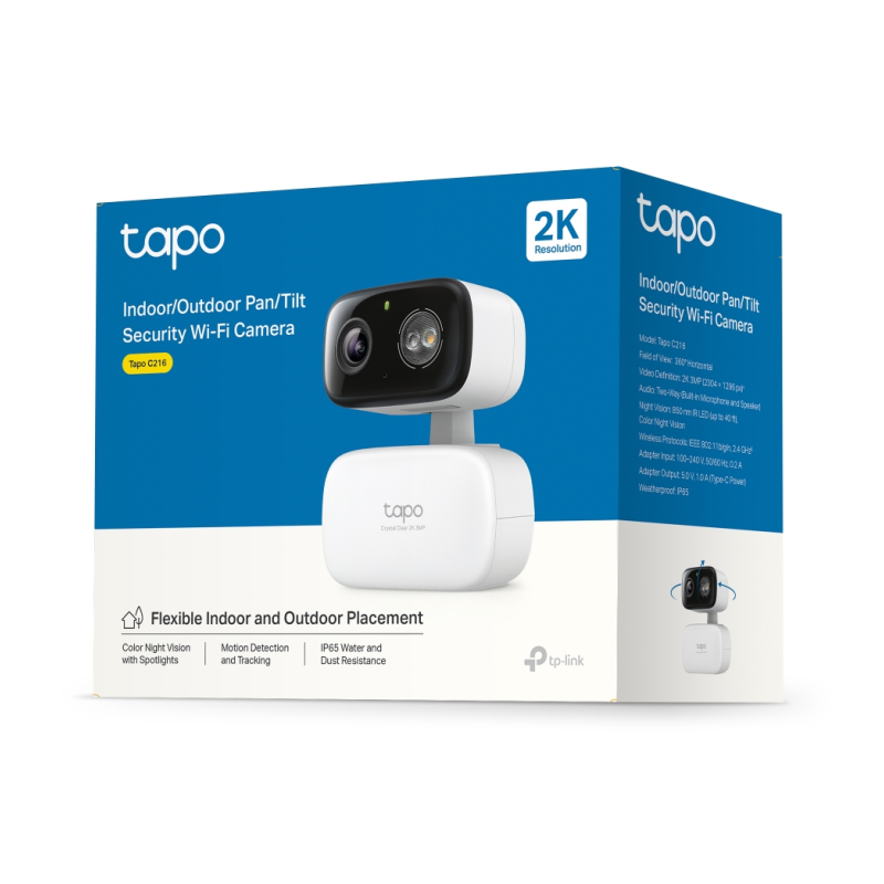 TP-Link Tapo C216 Caja Cámara de...