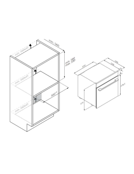 Horno MF pirolítico indep. Haier H6ID65G3YTB