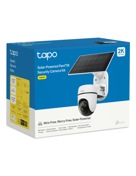 TP-Link Tapo TC90 KIT cámara de vigilancia Bombilla Cámara de seguridad IP Exterior 2304 x 1296 Pixeles Techo/Pared/Post