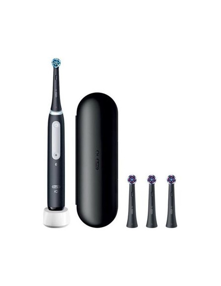 Depillo dental Braun Oral-B Cepillo Eléctrico iO3 Negro con funda de viaje + 3 recambios (203814)