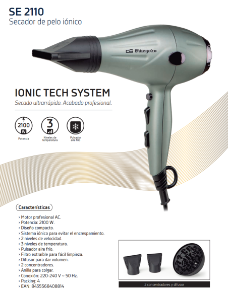 Secador Orbegozo SE2110