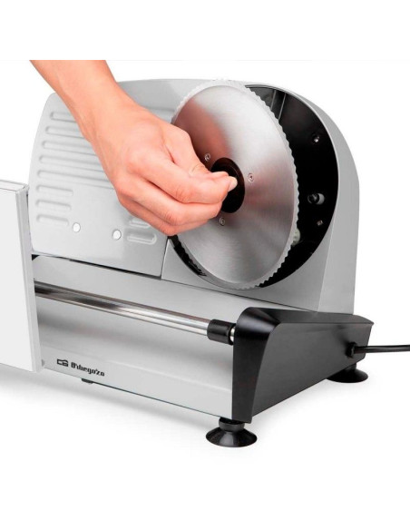 Cortafiambre Orbegozo MS4580, 150W, INOX, Cuchill