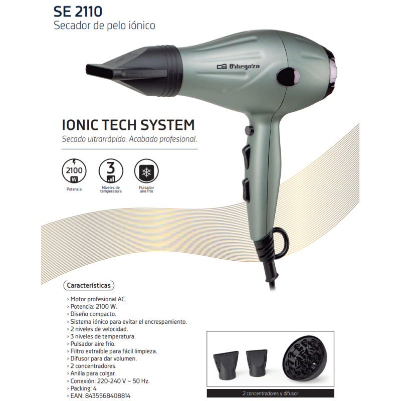 Secador Orbegozo SE2110