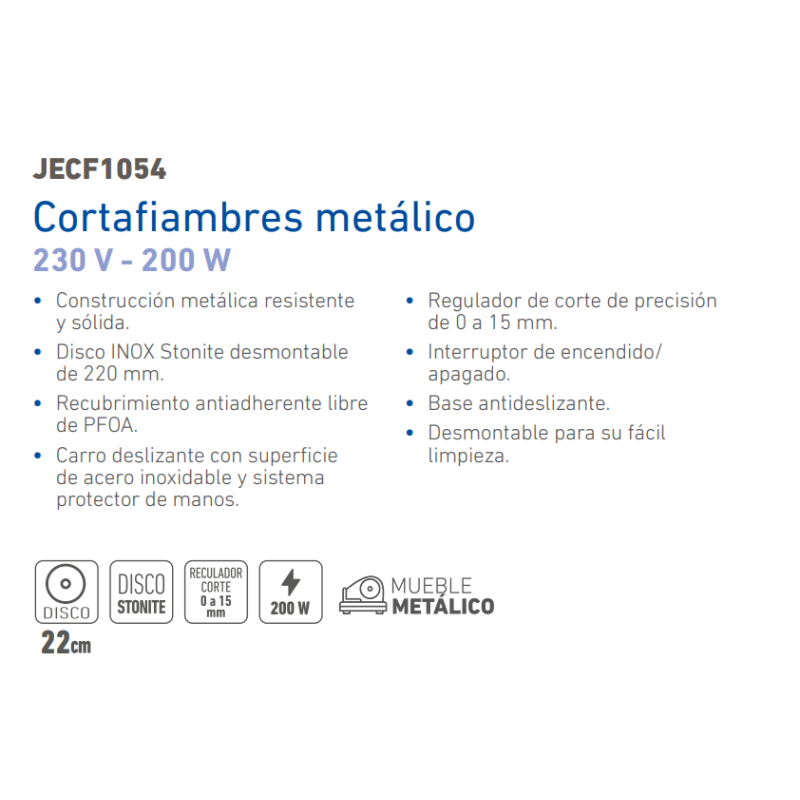 CORTAFIAMBRES JATA JECF1054