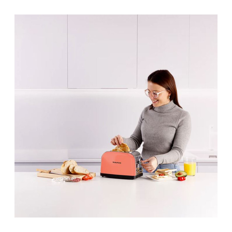 Tostador Taurus Vintage II Coral