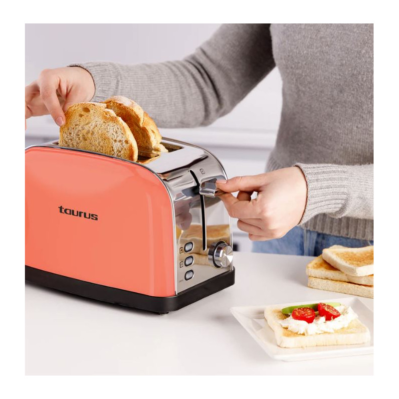 Tostador Taurus Vintage II Coral