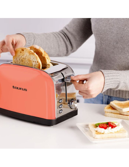 Tostador Taurus Vintage II Coral
