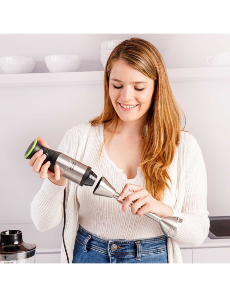 Batidora varilla Taurus Bapi 1500 Premium XL Plus, con accesorio picadora