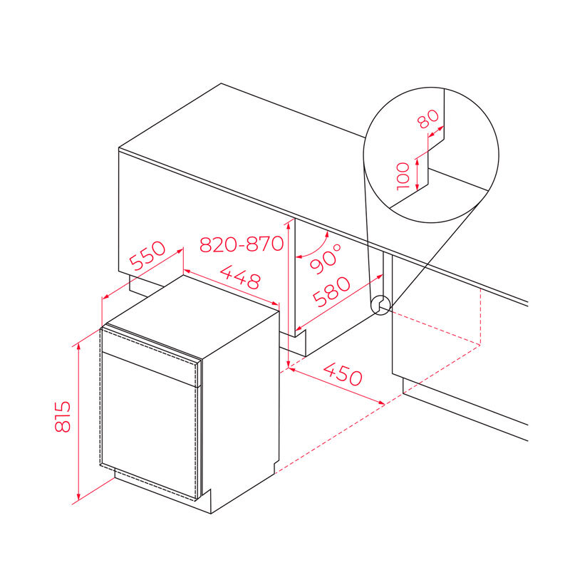 Lavavajillas 45 INT Teka DFI74860