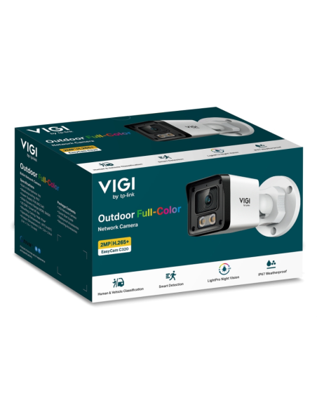 TP-Link EasyCam C320 Bala (forma) Cámara de seguridad IP Exterior 1920 x 1080 Pixeles Techo/Pared/Post