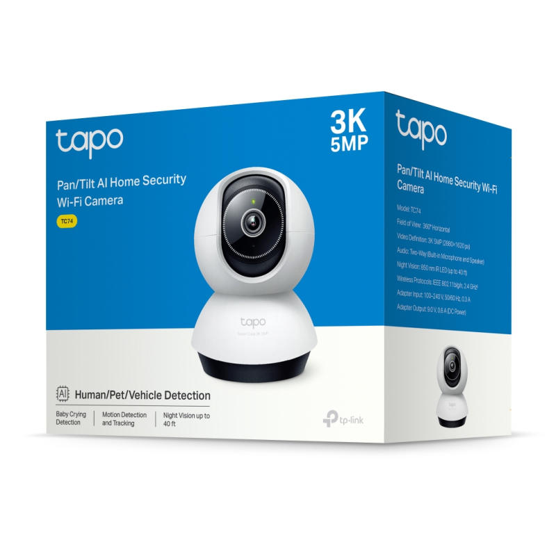 TP-Link Tapo TC74 cámara de...