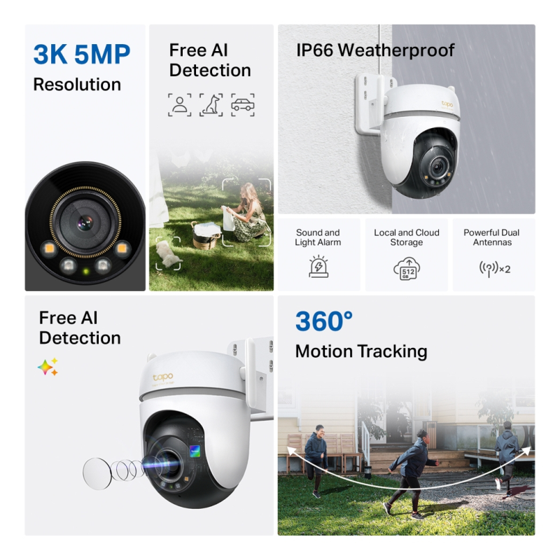 TP-Link Tapo TC43(EU) V2 Esférico...