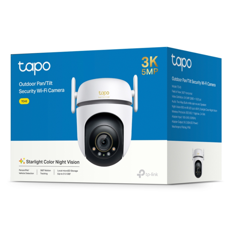 TP-Link Tapo TC43(EU) V2 Esférico...