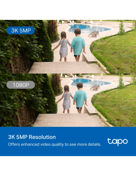 TP-Link Tapo TC43(EU) V2 Esférico Cámara de seguridad IP Interior y exterior 2880 x 1620 Pixeles Techo/Pared/Post