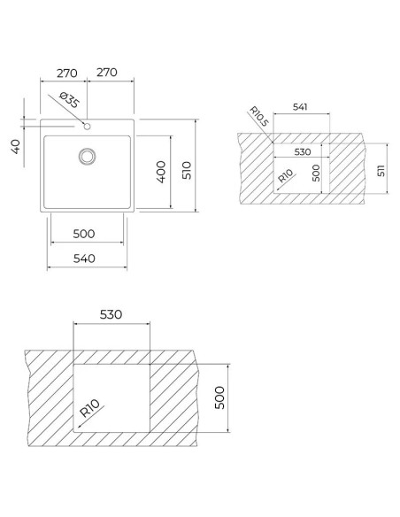 Fregadero inox Teka PureLine FORLINERS1550.403½PC/RRESF