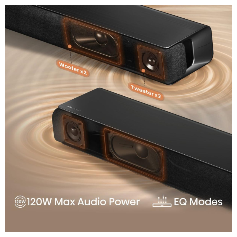 Hisense HS1000 Negro 2.0 canales 120