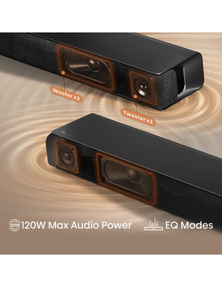 Hisense HS1000 Negro 2.0 canales 120