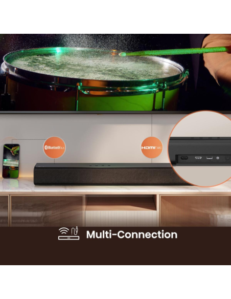 Hisense HS1000 Negro 2.0 canales 120