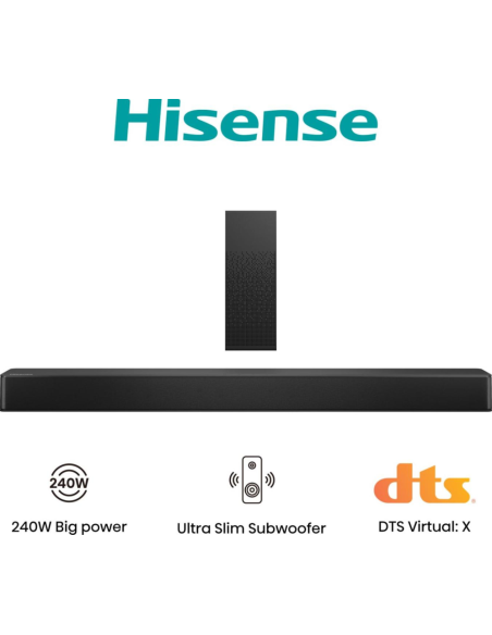 Hisense HS2100 Negro 2.1 canales 240