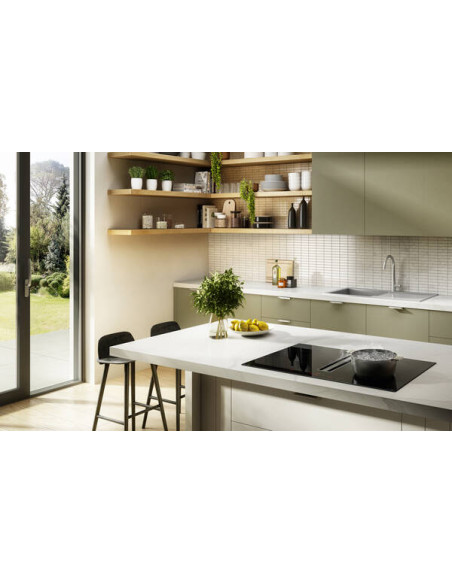 Vitroceramica induccion+extractor indep. Turbo Air IMPULSO BL/A/83