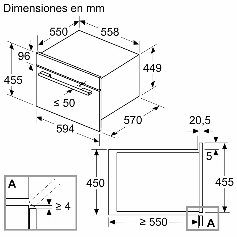 Horno + microondas Balay 3CW5179B3 Horno + microondas Balay 3CW5179B3
