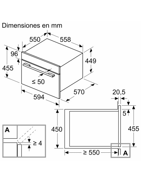Horno + microondas Balay 3CW5179B3