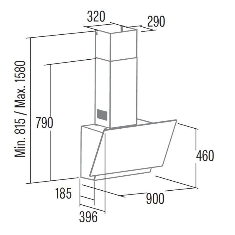 Campana decorativa vertical Cata...