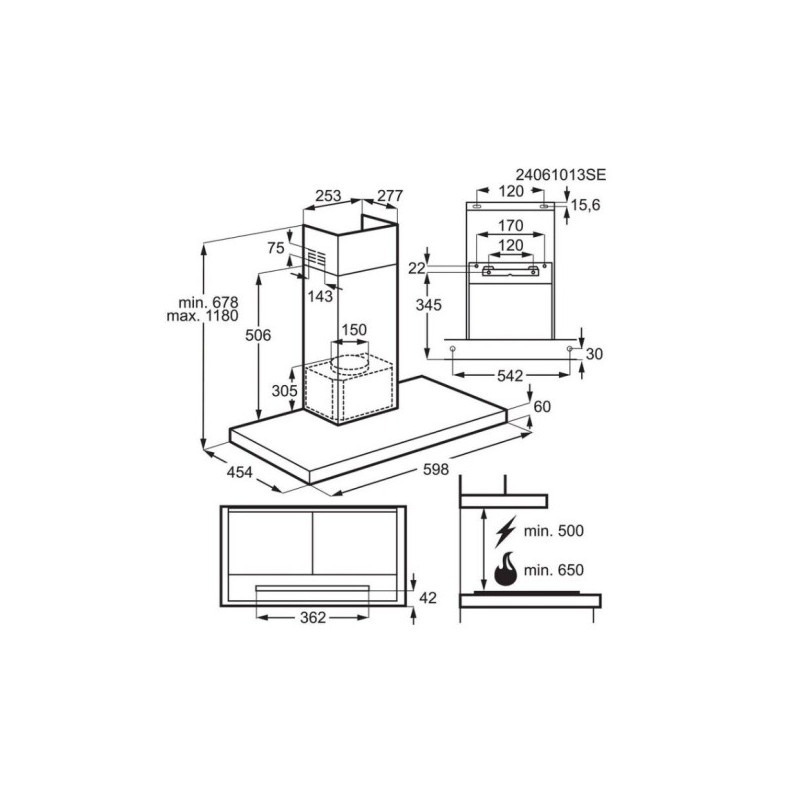 Campama decorativa Aeg GB67D61HL
