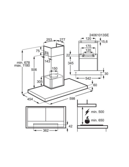 Campama decorativa Aeg GB67D61HL