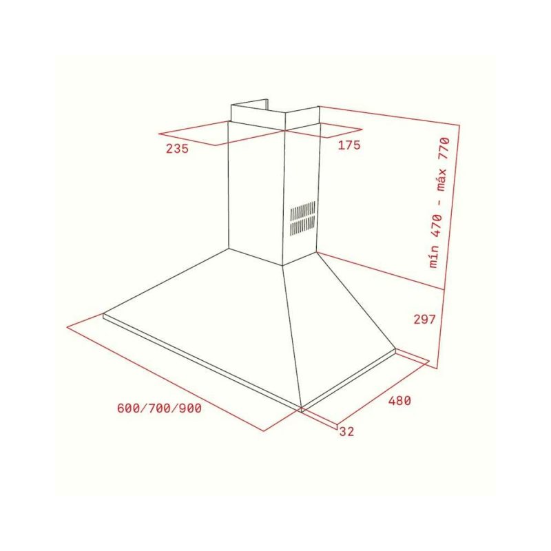 Campana Decorativa Teka DBP70PRO IXL