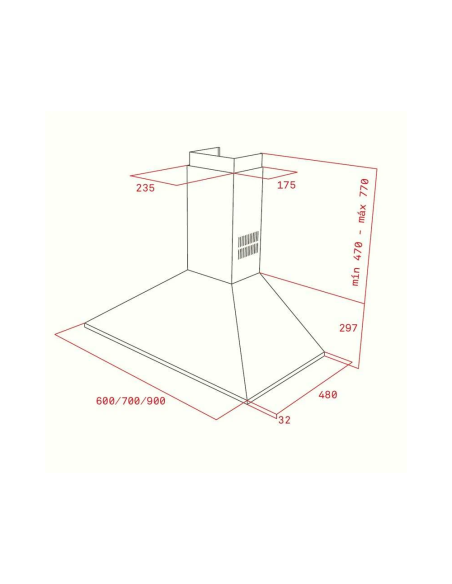 Campana Decorativa Teka DBP70PRO IXL