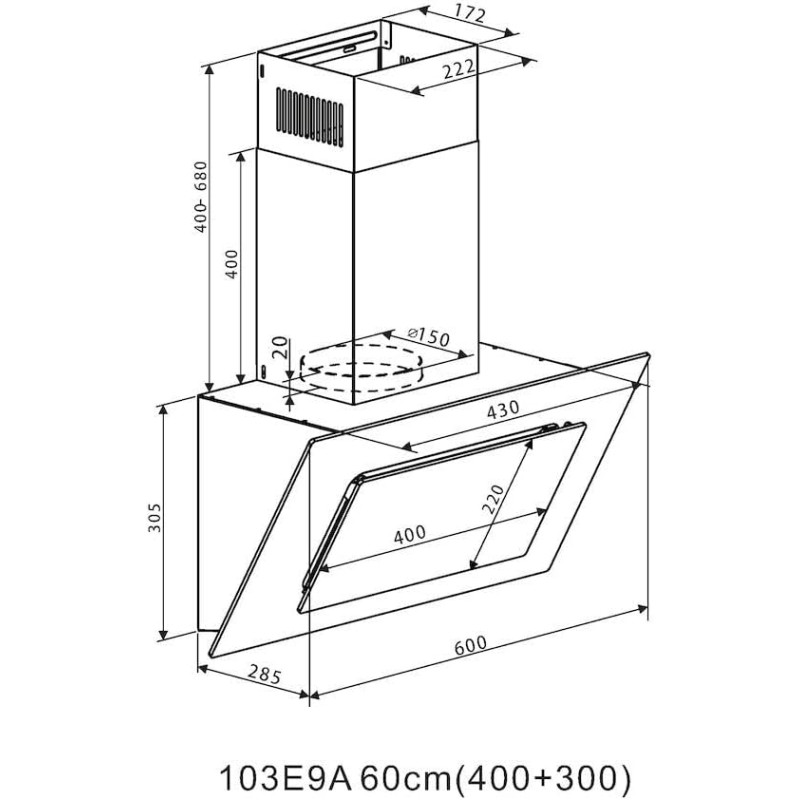 Campana decorativa Candy CDG6CBBGG