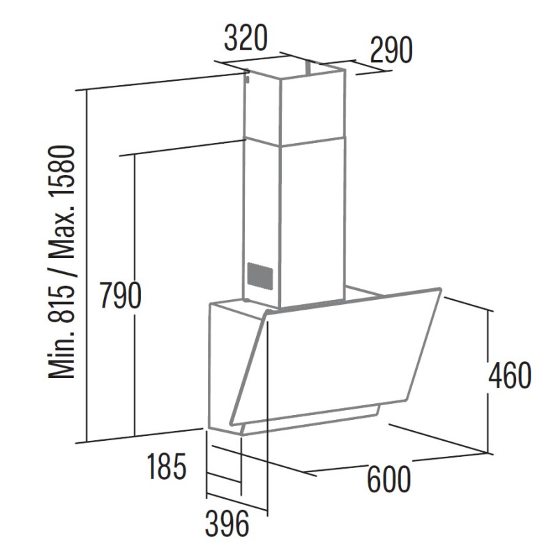 Campana decorativa vertical Cata...