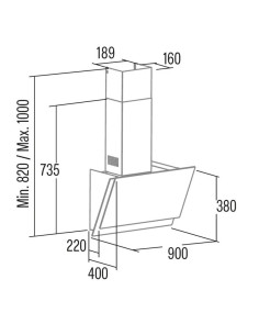Campana decorativa vertical...