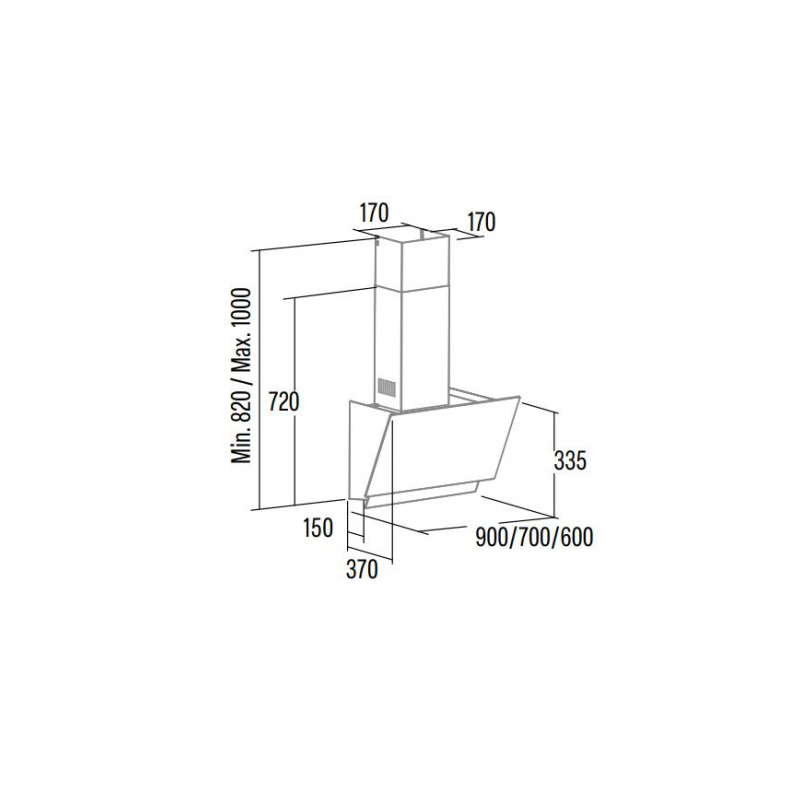 Campana decorativa vertical Cata...