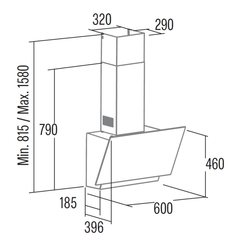 Campana decorativa vertical Cata...