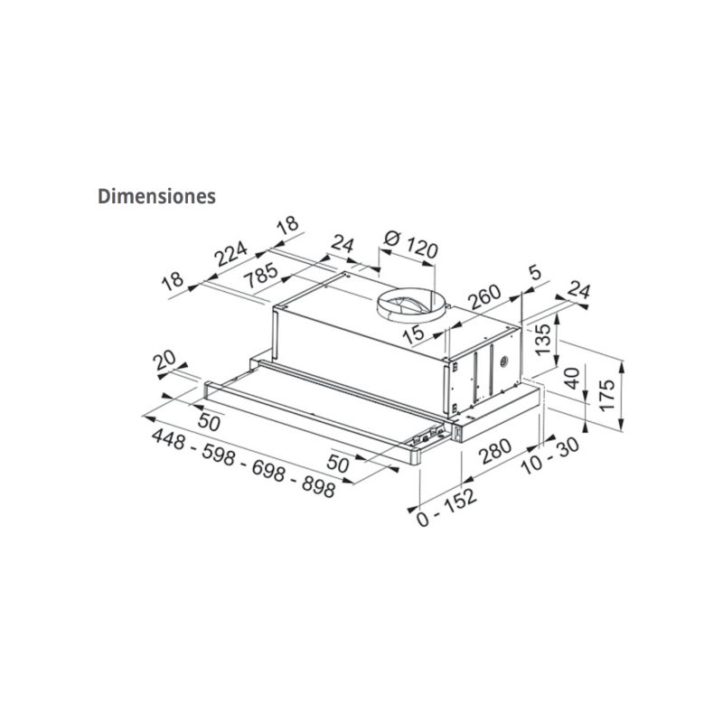 Campana conv. Extraplana Mepamsa...