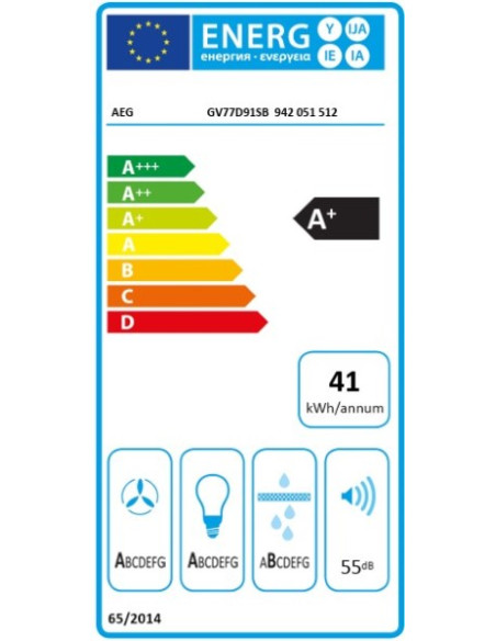 Campama decorativa Aeg GV77D91SB