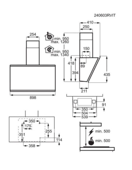 Campama decorativa Aeg GV77D91ST