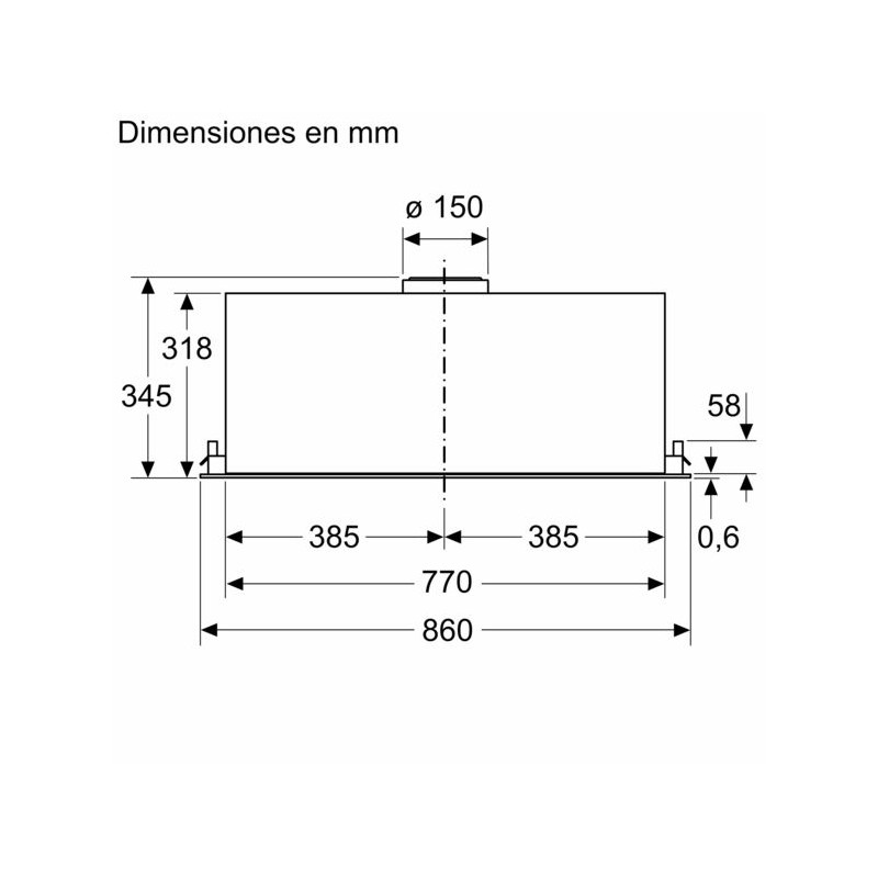 Campana conv. Grupo filtrante Balay...
