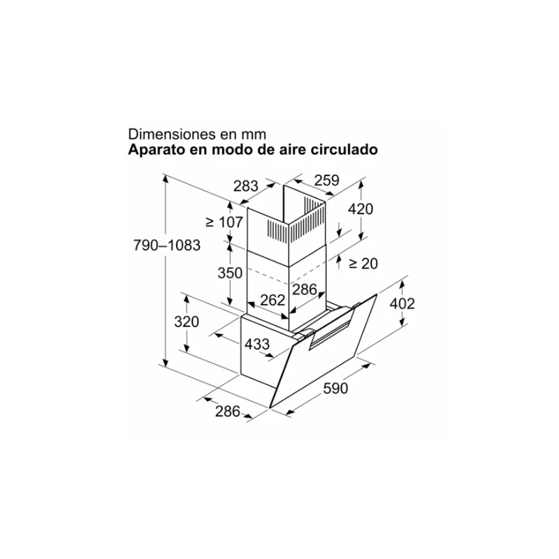 Campana decorativa Balay 3BC567GBH