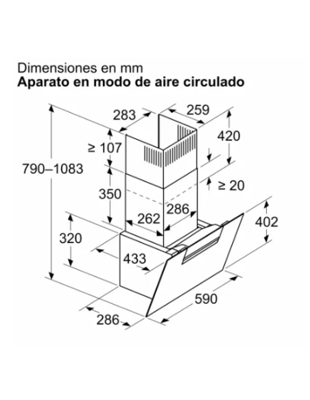 Campana decorativa Balay 3BC567GBH