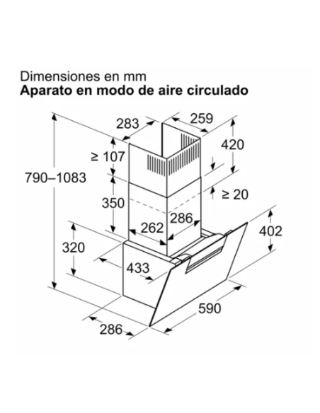 Campana decorativa Balay 3BC567GNH
