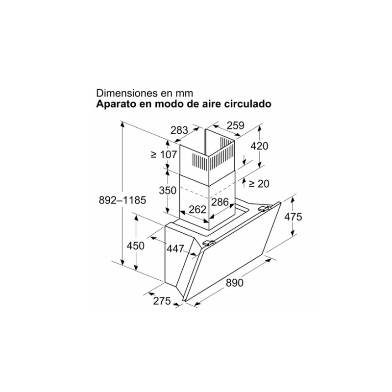 Campana decorativa Balay 3BC599AN