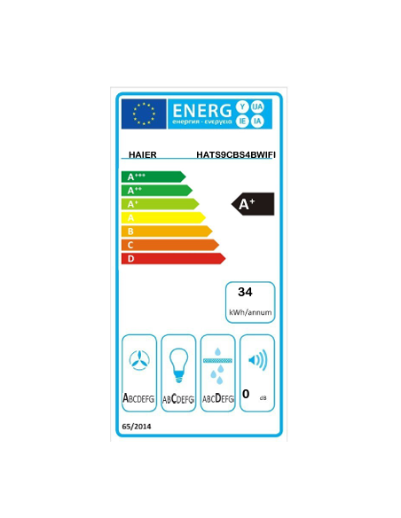 Campana decorativa Haier HATS9CBS4BWIFI